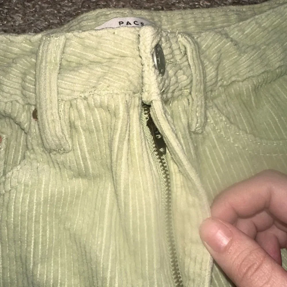 Green Corduroy PacSun Jeans